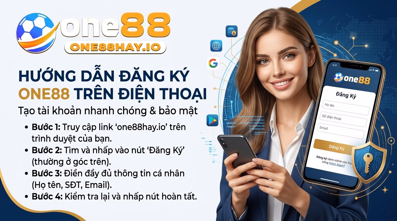 One88 huong dan dang ky tren dien thoai