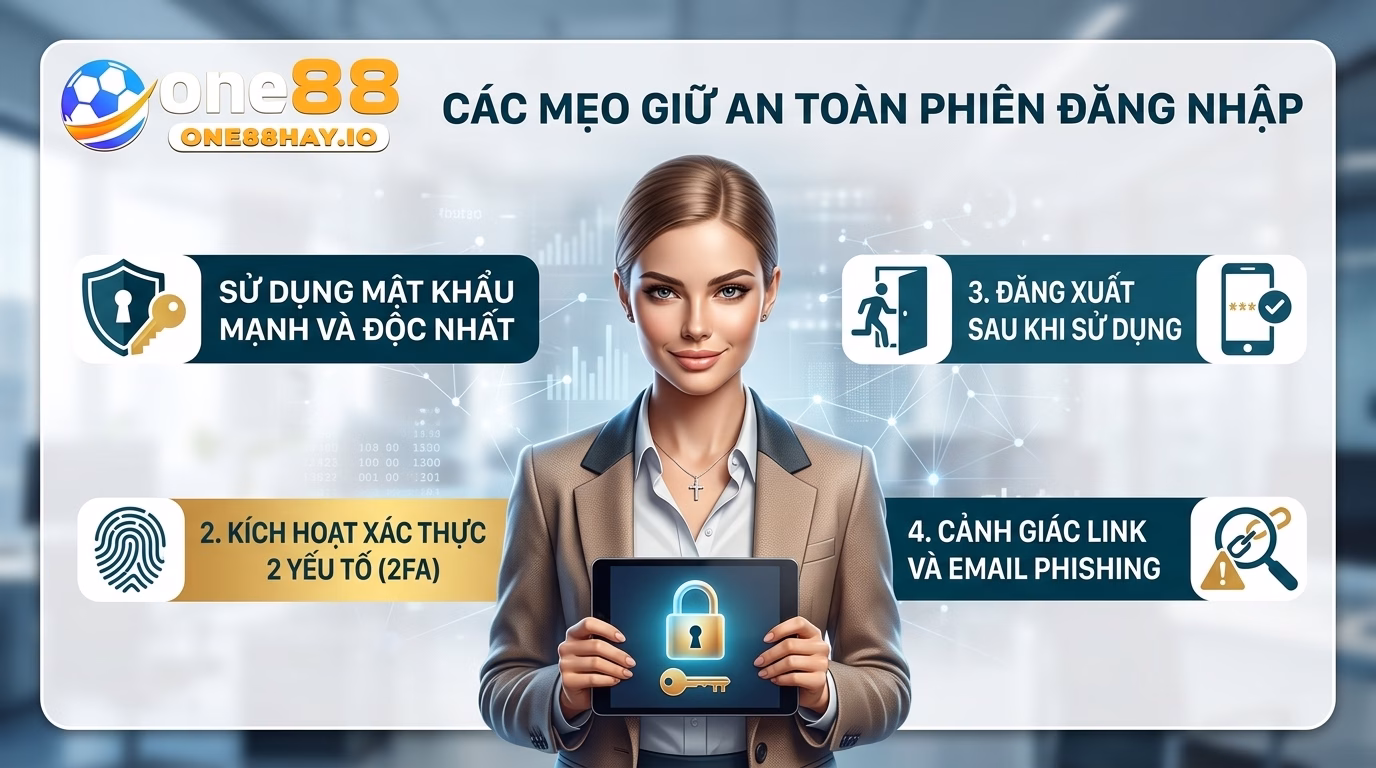 One88 meo giu phien dang nhap an toan One88 meo giu phien dang nhap an toan