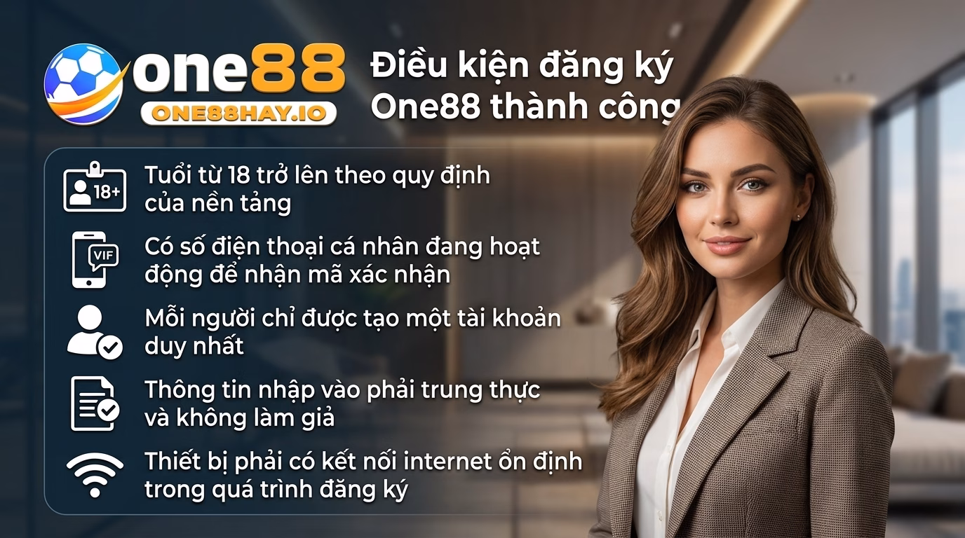 One88 dieu kien dang ky