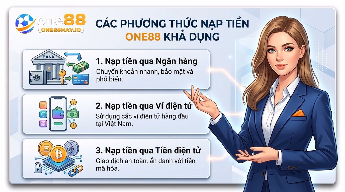 one88 cac phuong thuc nap tien