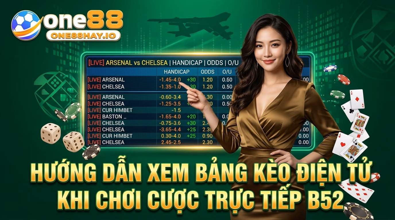 Hướng dẫn đọc vị bảng điện tử khi chơi kèo rung b52