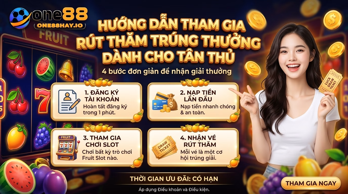 one88 huong dan tham gia quay hu trai cay
