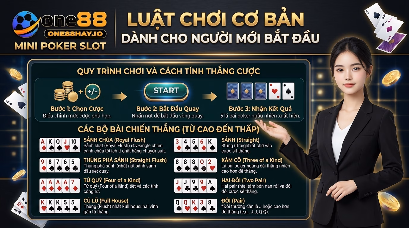 one88 luat choi mini poker