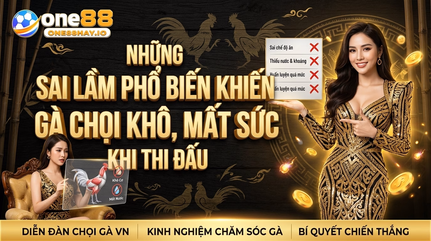Những Lỗi Dễ Làm Gà Bị Khô Và Tụt Lực Những Lỗi Dễ Làm Gà Bị Khô Và Tụt Lực