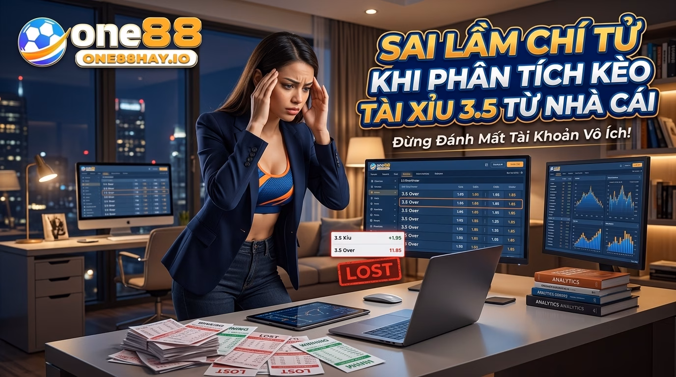Những sai lầm chí mạng khi soi kèo tài xỉu 3.5 kèo nhà cái