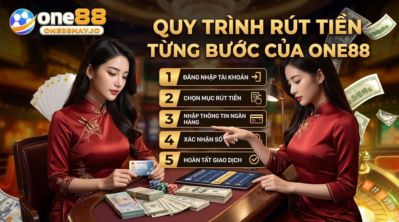 Thao Tác Rút Tiền ONE88 Theo Từng Bước